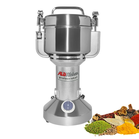 ALDKitchen Electric Grain Mill Commercial | 350g Grain Grinder | High-Speed Wheat Grinding Machine | 110V