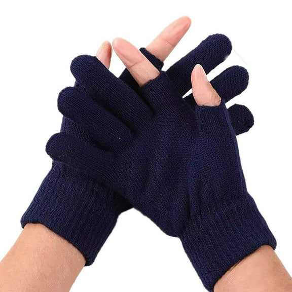 Women's Gloves Mittens Warm Knit Acrylic Gloves Fall Winter Unisex Sub Finger Outdoor Creative Screen Gloves Batch,Women's Accessories Gloves Mittens
