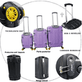 thumbnail image 3 of Set 3 Maletas De Viaje Jony Rigidas 25 Kg 15 Kg 10 Kg Candado Numerico Ruedas 360, 3 of 5