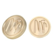 Aktudy Wax Seal Stamp, LOVE Letter Vintage Sealing Wax Brass Heads for Wedding (M)
