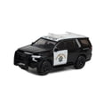 thumbnail image 2 of 2021 Chevy Tahoe Police Pursuit Vehicle, Black w/White - Greenlight 43010/48 - 1/64 Scale Model Car, 2 of 2