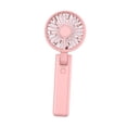 thumbnail image 2 of Ventilador plegable de mano Ventilador de escritorio USB Recargable Ligero Refrigeración personal Rosa, 2 of 9