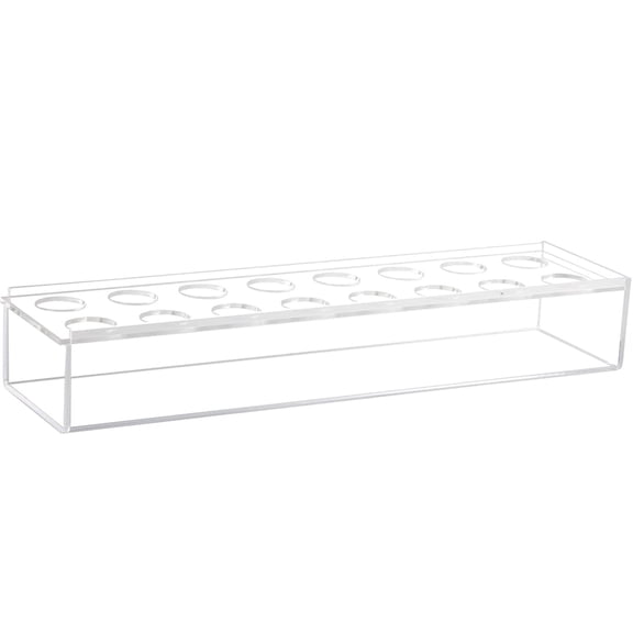 Clear Acrylic Flower Vase, Rectangular Floral Centerpiece Extra Long Rectangle Glass Flower Box with Holes,Modern Vase,For Wedding, Christamas, Party,Home Dining Table Decor