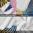 thumbnail image 3 of Yayeee Throw Blanket for Couch Soft Warm 50" x 60" Sofa Chair Bed Decoration, Stripes Pattern, 3 of 7