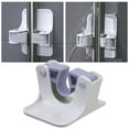 thumbnail image 2 of Adhesive Broom and Mop Holder, No Drill Wall Mounted Mop and Broom Organizer for Kitchen, Garage, Utility Room, Space Saving Home Hanging Organization, 1 Pack, 2 of 9