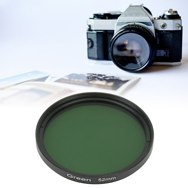 52mm Lens Filter, Optical Glass Camera Lens Filter for Digital Cameras