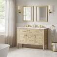 thumbnail image 2 of Modway Elysian 48" Double Sink Wood Bathroom Vanity in Burl Brown, 2 of 17