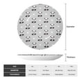 thumbnail image 2 of Daiia Panda Bear Printed Pattern Ceramic Plate Dinner Plates Bone China Decorative Plates with Display Stand Art Ceramic Ornaments for Wall Hanging Decoration-8in, 2 of 6