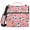 Leaves Football, variant on 3 Ring Zipper Binder with Shoulder Strap Waterproof Trapper Keeper 2 Inch D-Ring 500 Sheets Capacity Water Blue and White Stripes