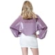 thumbnail image 4 of Bolero De Gasa De Manga Larga Para Mujer, Color Morado SM SunniMix Bolero de manga larga para mujer, 4 of 8