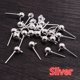 thumbnail image 1 of 50 unids/lote 3/4/5mm 6 colores Pin hallazgos Stud pendiente pines básicos tapones conector para DIY fabricación de joyas accesorios suministros Tan Jianjun unisex, 1 of 2