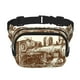 thumbnail image 1 of Fotbe Train Cangurera Cuadrada con Estampado de Doble Capa, Bolsa de Cintura Ajustable Mini para Hombres y Mujeres, 1 of 9