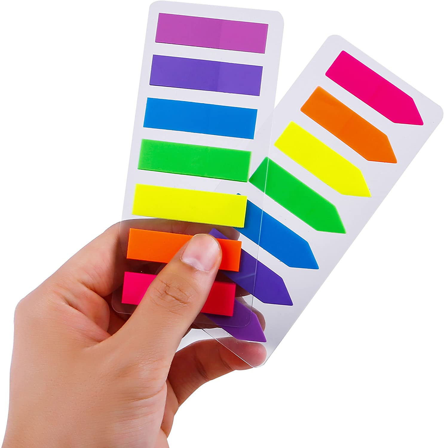 200pcs Neon Sticky Posts Index Tabs Post its Pads Book Marks