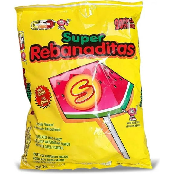 Super Rebanaditas Watermelon Pop 20 ct
