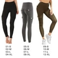 thumbnail image 3 of Pantalones Cortos de Yoga Qarigey Ajustados de Cintura Alta Fitness Gris Oscuro METRO, 3 of 6