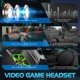 thumbnail image 4 of Auriculares profesionales para juegos con cancelación de ruido y micrófono, con luces LED y canales estéreo, para PS4, PS5, PC, Xbox One, Switch, para niños y adultos, 4 of 6
