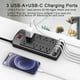 thumbnail image 3 of Protector contra sobretensiones, Power Strip Nuetsa, 8 salidas y 4 puertos USB, 3 of 5