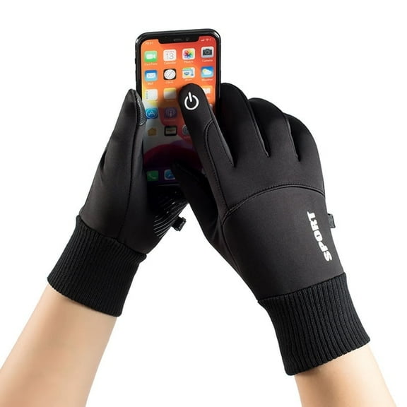 Aofit Winter Thermal Gloves for Men and Women Touch Screen Glove Water Resistant Windproof Warm for Driving Cycling Running