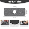 thumbnail image 2 of Sikiie Airplane Routes Around The World Splash Guard for Sink Faucet-1 PC Super Absorbent Fast Drying Mat Sink Gadgets-Splash Guard for Kitchen, Sink Mat, 2 of 7