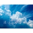 thumbnail image 6 of Sympathy - Clouds in the Sky - Assorted Sympathy Cards, Box of 12, 6 of 10