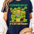 thumbnail image 2 of Mademark x Teenage Mutant Ninja Turtles - Cowabunga! It's My Birthday! T-Shirt Unisex, Sizes S-5XL, Tbun, 2 of 5