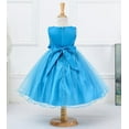 thumbnail image 2 of Bilo Lovely Sequin Flower Girl Dress, 5 Colors (7-8 Years, Blue), 2 of 4