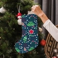thumbnail image 5 of Uemuo Christmas Print Christmas Stockings, 18inch Xmas Hanging Stocking Decorations for Christmas Party Family Decor, 5 of 7