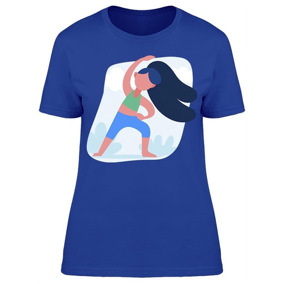 Yoga For Beginners Girl   T-Shirt Women -Image by Shutterstock, Female 3X-Large