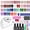 Multicolor-B01-B20+GD09-GD20, variant on JODSONE Gel Nail Polish Kit with U V Light 32 Colors Gel Polish Nail 4 Functional Adhesive Bottles Kit Soak Off Manicure Tools Gifts for Women