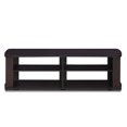 thumbnail image 7 of Furinno Turn-N-Tube Toolless Assembly Black TV Stand for TV up to 50 Inch, 3-Tier Entertainment Center, Open Back TV Console with Cable Management, for Living Room, Bedroom, Dark Mocha, 7 of 7