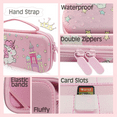 thumbnail image 3 of Trunple Lite Unicorn Carrying Case with Screen Protector for Nintendo Switch, Pink, 24 Piece, 3 of 6