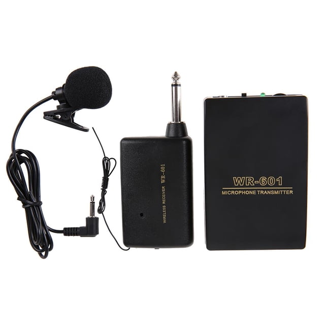 Transmisor Fm Inalámbrico Portátil Receptor Altavoz Clip Solapa Auricular Micrófono matsuzay EL007073-00