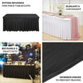 Efavormart 6ft Navy Blue Spandex Fitted Rectangle One Piece Tablecloth ...
