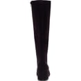 thumbnail image 3 of INC Womens Ozara Faux Suede Tall Knee-High Boots Black 7 Medium (B,M), 3 of 4