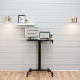 thumbnail image 2 of VIVO Adjustable Presentation Cart Tension Spring Sit-Stand Mobile Workstation, 2 of 8