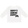 thumbnail image 3 of Inktastic Daddy's Gaming Buddy with Controller Boys or Girls Long Sleeve Toddler T-Shirt, 3 of 5