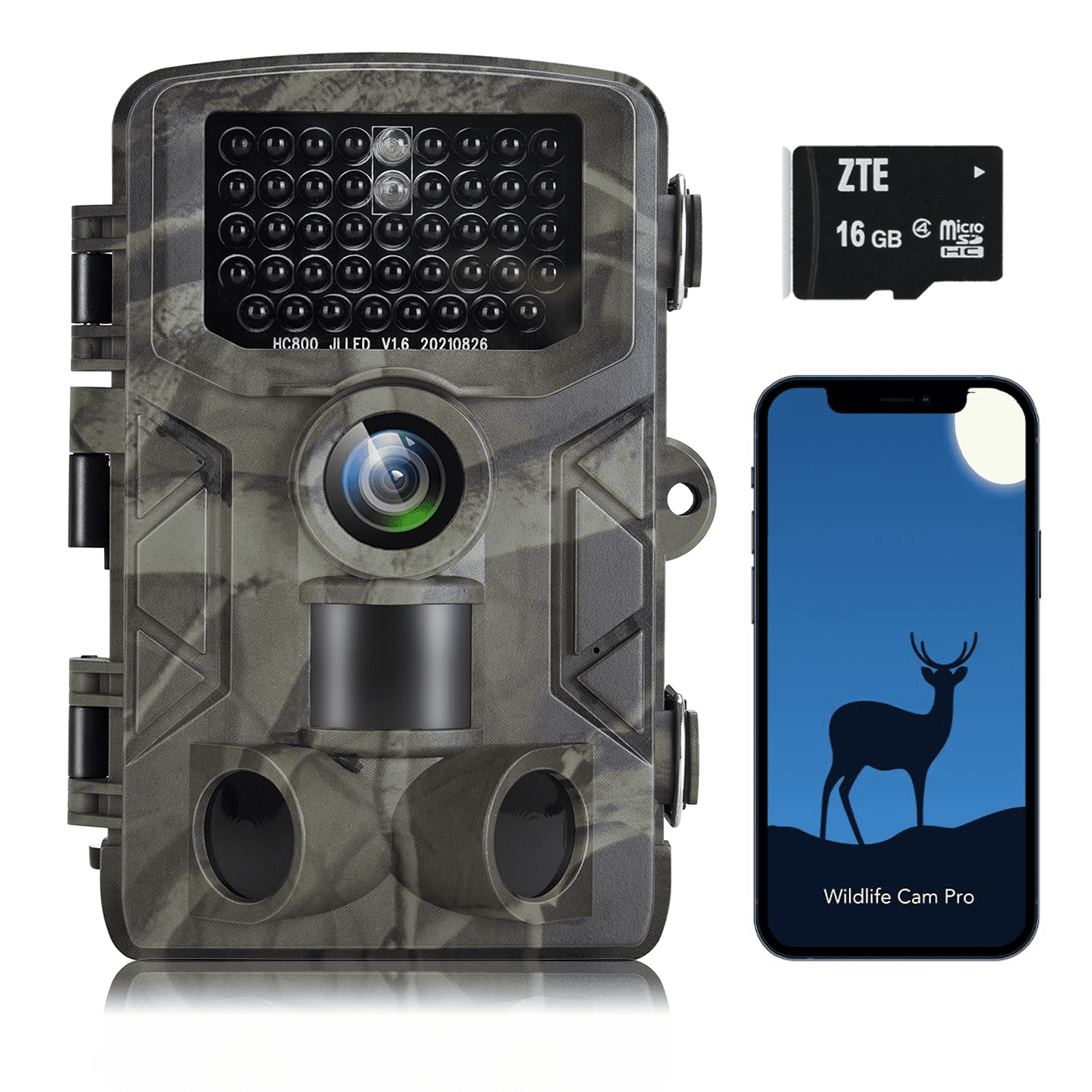 SuntekCam HC808A Wildlife Camera 24MP 2.7K Trail Camera with 940nm IR