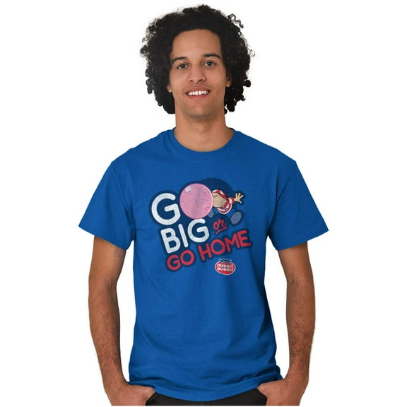 Dubble Bubble Go Big Or Go Home Logo Men's Graphic T Shirt Tees Brisco Brands M