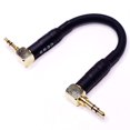 thumbnail image 1 of CNCESS CESS-067 Cable de conexión blindado de audio corto de 3,5 mm para apilar DAP y amplificador en ángulo recto de 3 pulgadas, 1 of 5
