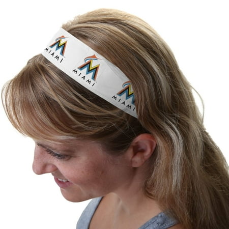 Miami Marlins Head Wrap - White - No Size