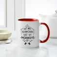 thumbnail image 6 of CafePress - Not My Circus, Not My Monkeys Mugs - 11 oz Ceramic Mug - Novelty Coffee Tea Cup, 6 of 6