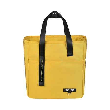 Insulated Lunch Bag Reusable Large Lunch Bag for Women & Men Thermal Lunch Box Leakproof Cooler Tote Bag with Side Pockets for Adults Picnic Office Work