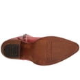 thumbnail image 6 of Corral Boots Womens E1318 Rioja Red Embroidered Snip Toe Cowboy  Casual Tal, 6 of 6