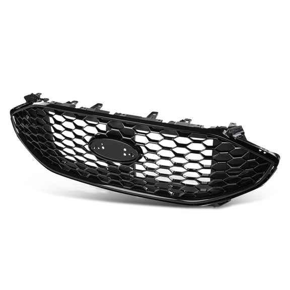 Front Upper Grille Gloss Black Fit For 2019-2022 Ford Edge ST/ST-Line PT4B-8200