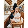 thumbnail image 3 of Cenuakty Toddler 0-3T Girls Summer Outfit Ruffled Hem Button up Short Sleeves T-Shirt and Elastic Shorts Set Cute 2 Piece Clothes, 3 of 9