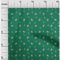 thumbnail image 2 of oneOone Silk Tabby Green Fabric Animal Sewing Material Print Fabric By The Yard 42 Inch Wide, 2 of 5