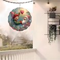 thumbnail image 6 of Spiral Pattern Metal Hanging Wind Spinners - Festive Wind Chimes for Yard & Garden Decor Perfect for Themes, 6 of 6
