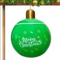 thumbnail image 6 of Yucurem Christmas Inflatable Ball Decor, Christmas Shinny Decoration, 24inch Large Xmas Ball Ornament for Party (1pc), 6 of 10