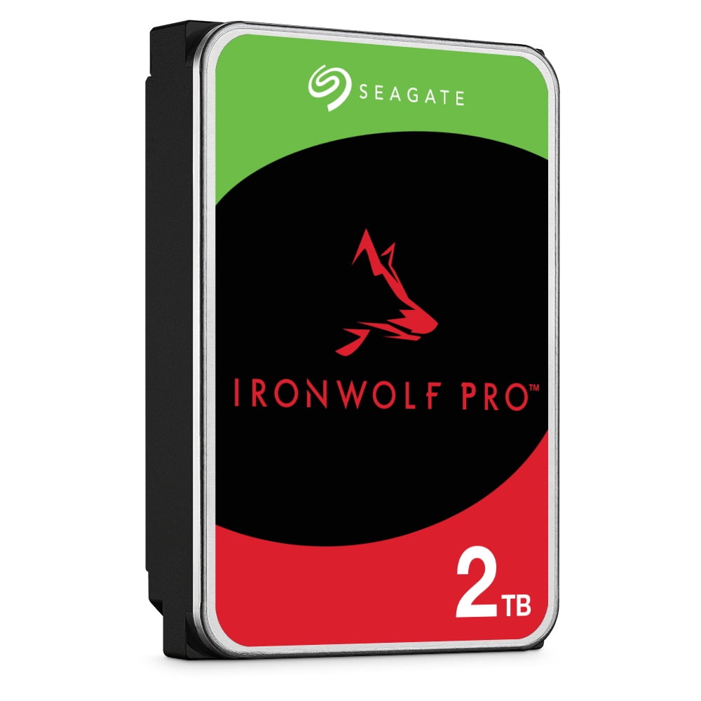 Seagate IronWolf Pro 2TB NAS Internal Hard Drive with Rescue Data Recovery Services
