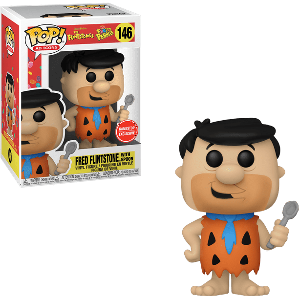 Funko POP! Ad Icons Fruity Pebbles Fred Flintstone with Spoon #146 ...